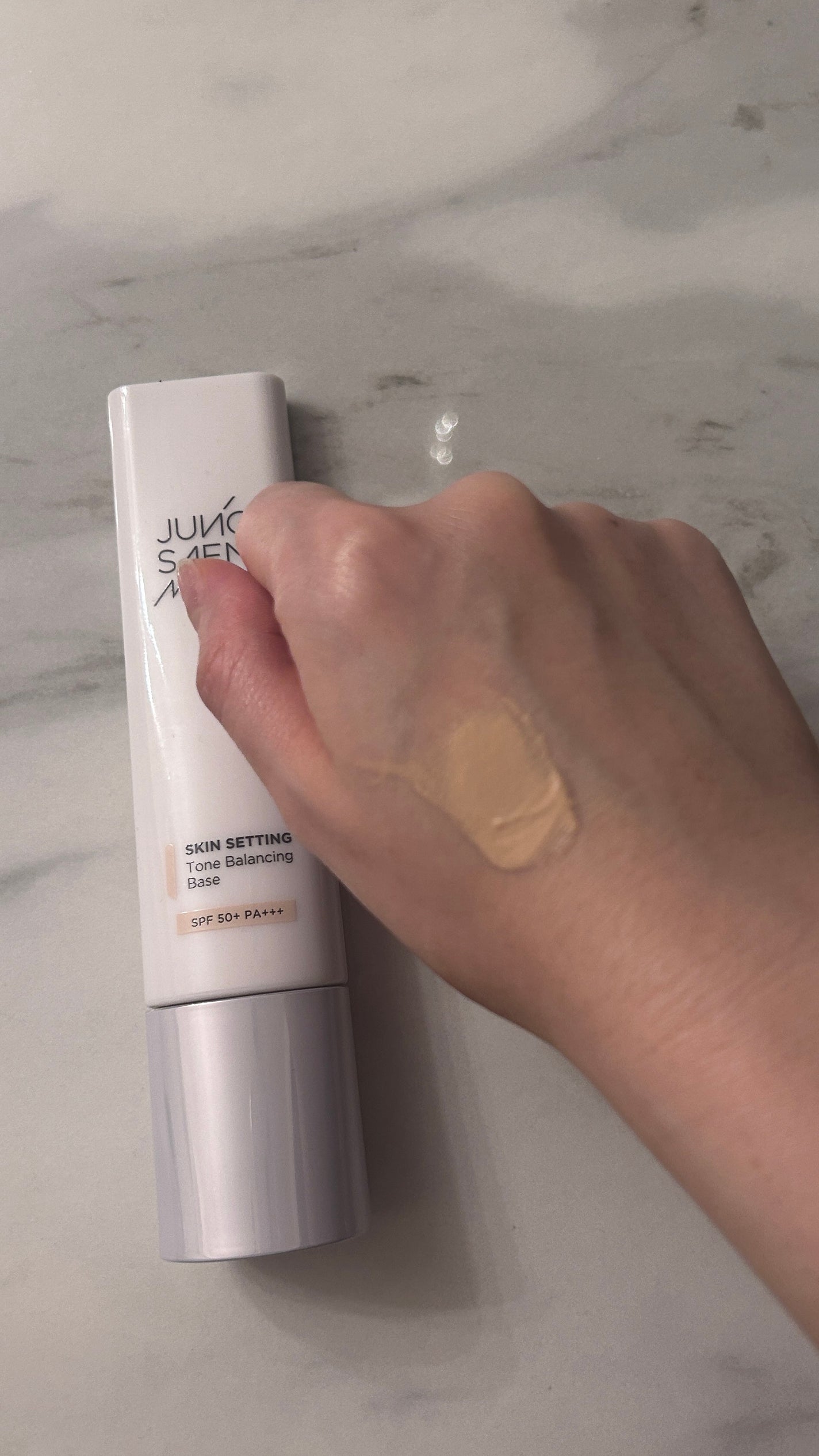 ジョンセンムル スキンセッティングトーンバランシングベース/JUNG SAEM MOOL/化粧下地を使ったクチコミ(3枚目)