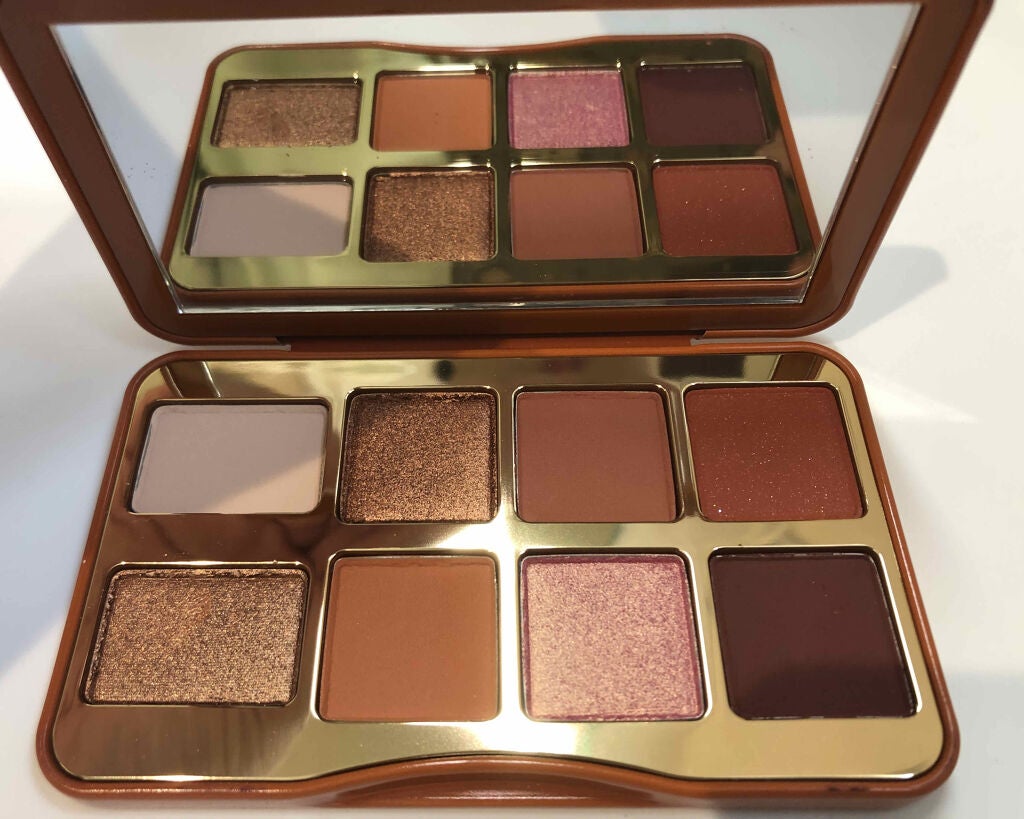 ソルテッド キャラメル ミニ アイシャドウ パレット/Too Faced/アイシャドウパレットを使ったクチコミ(3枚目)