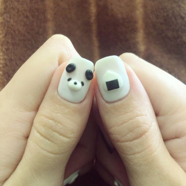 パンダ先輩とおにぎり先輩

#セルフネイル部 #セルフネイル #nail #パンダネイル #おにぎりネイル #呪術廻戦ネイル #マットネイル #スクエアオフ #行き場のない女子力
 #おうち美容紹介 