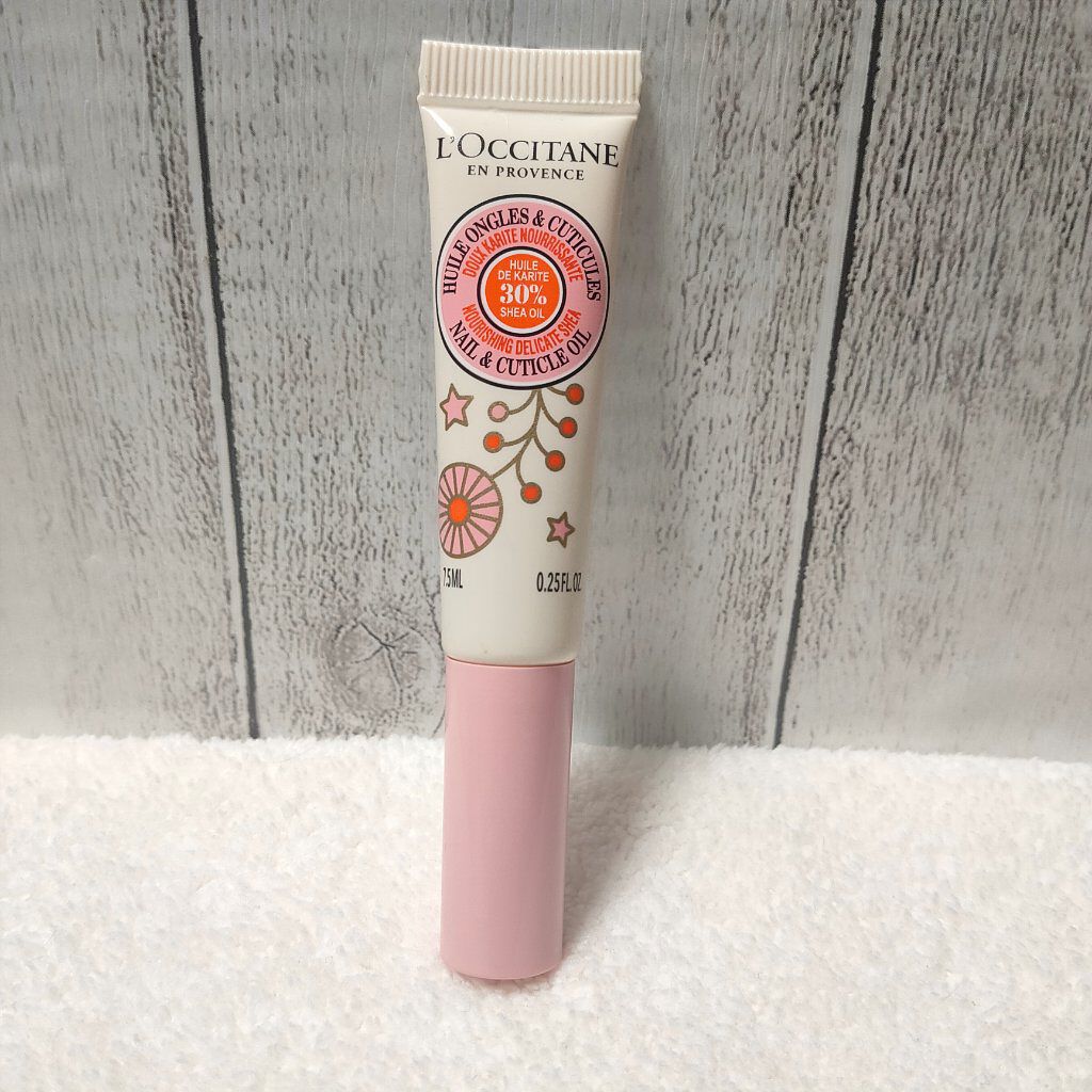 フローラルコットン シア ネイルオイル/L'OCCITANE/ネイルオイル・トリートメントを使ったクチコミ（1枚目）