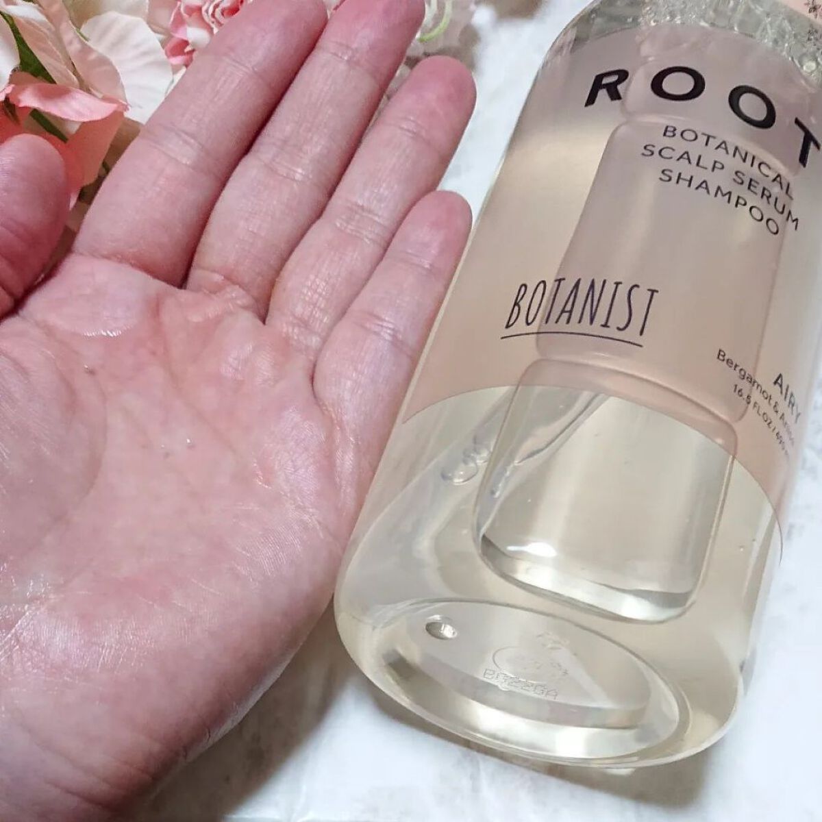ルース ボタニカルスカルプセラム シャンプー・トリートメント（エアリー） ルース ボタニカルスカルプセラム シャンプー（エアリー）/BOTANIST/市販シャンプーを使ったクチコミ（3枚目）