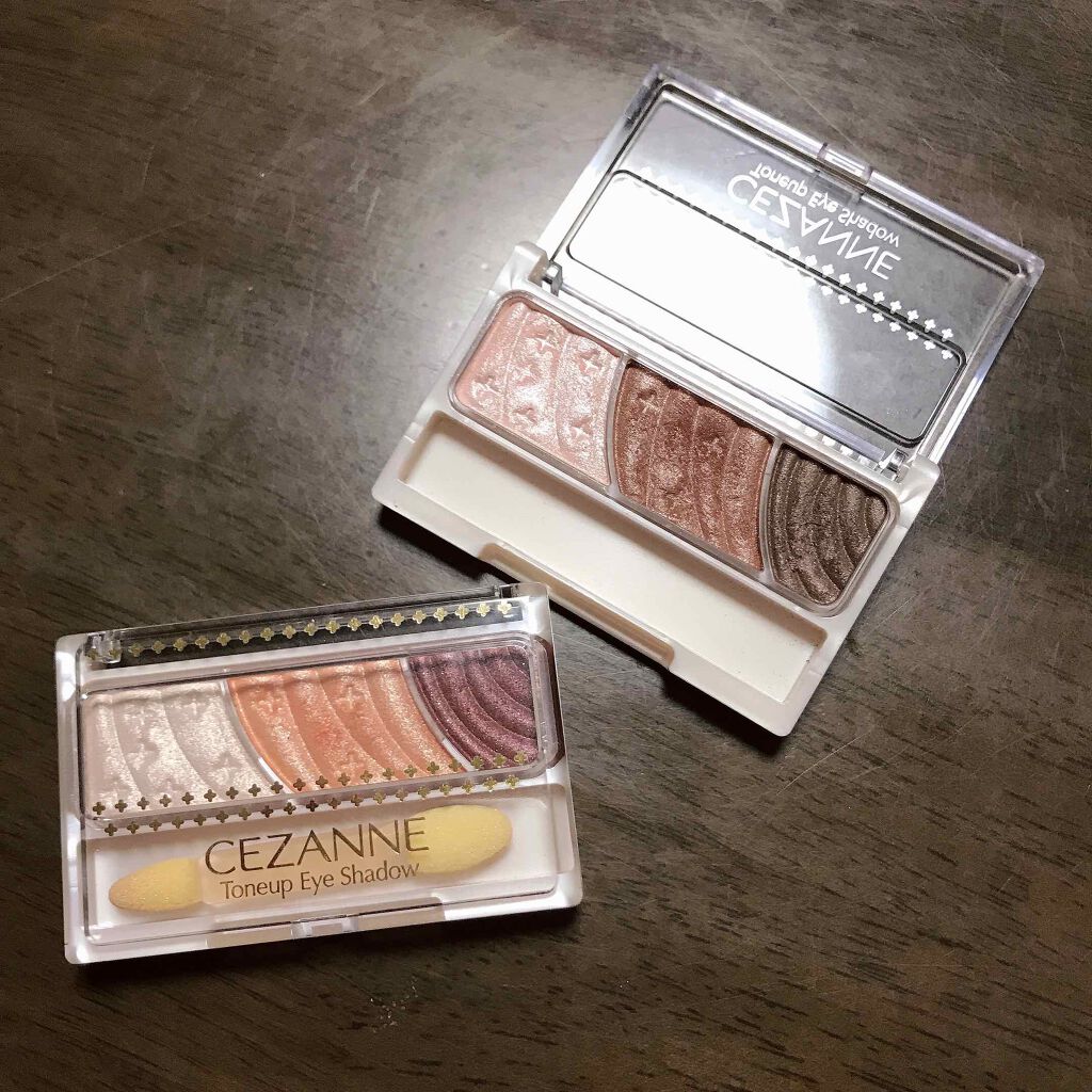 トーンアップアイシャドウ/CEZANNE/アイシャドウパレットを使ったクチコミ（1枚目）