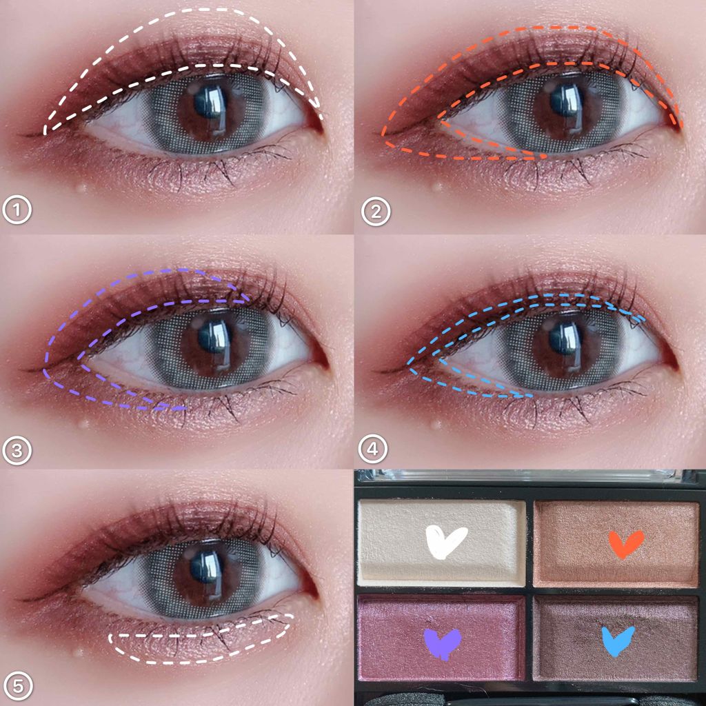 ロイヤルヴィンテージ アイズ 015 スモーキーアメジスト/リンメル ロンドン/アイシャドウパレットを使ったクチコミ（2枚目）