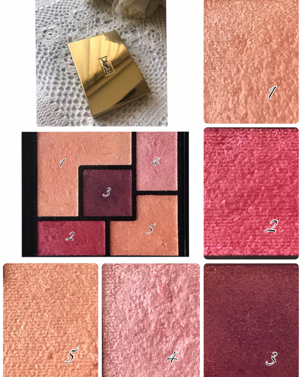 クチュール クルール パレット/YVES SAINT LAURENT BEAUTE/アイシャドウパレットを使ったクチコミ（2枚目）