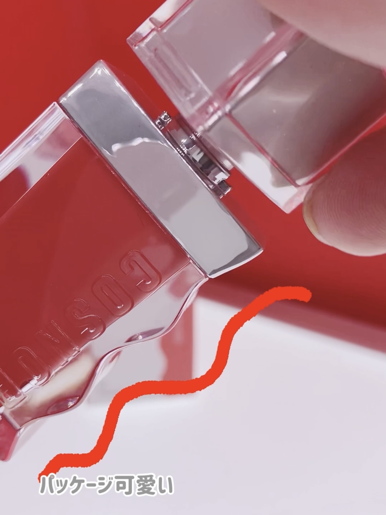 フローウェーブティント/COSNORI/リップティントを使ったクチコミ（2枚目）