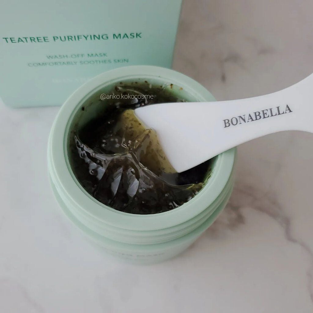 ティーツリーピュリファイングマスク/BONABELLA/洗い流すパック・マスクを使ったクチコミ(4枚目)