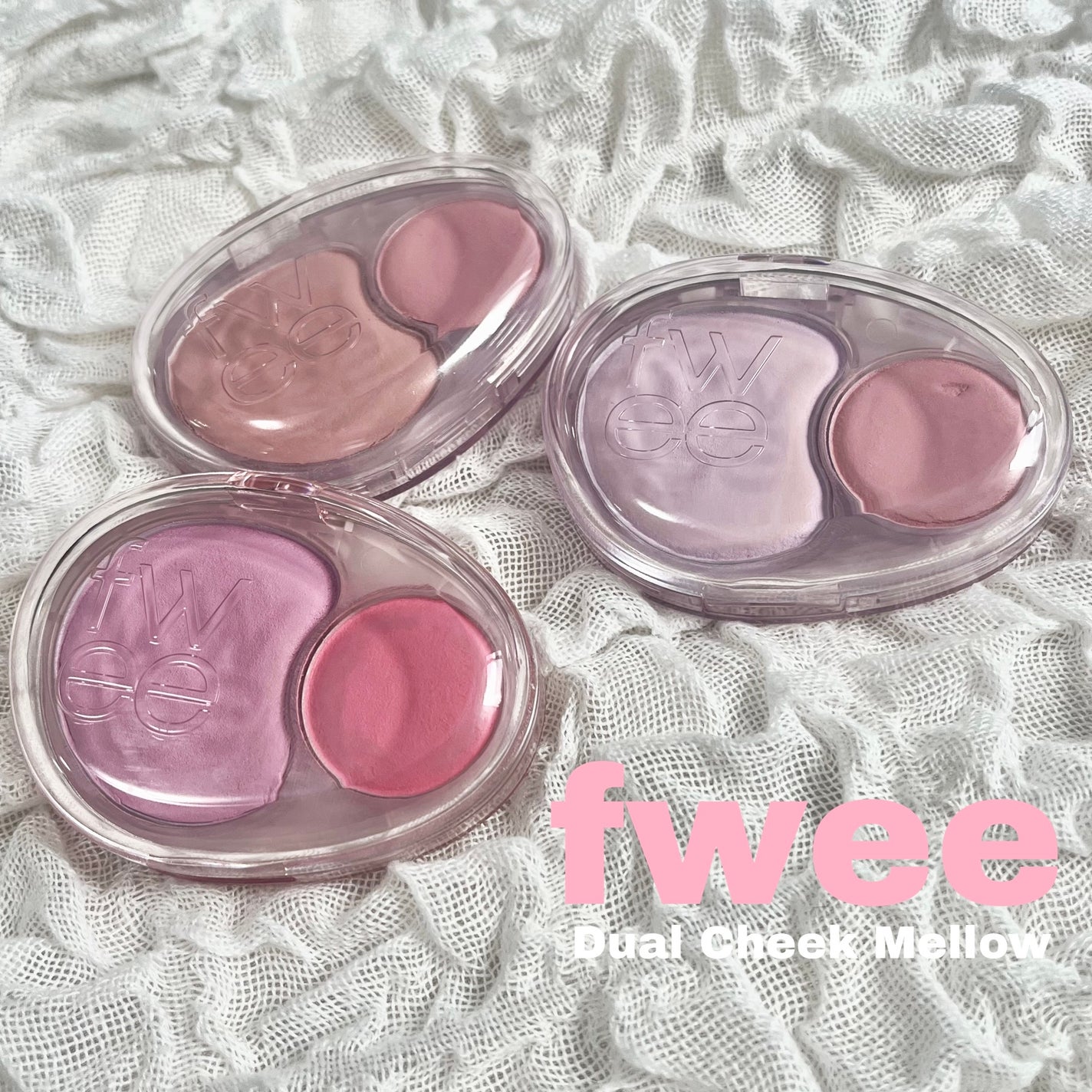 デュアルチークメロウ/fwee/ジェル・クリームチークを使ったクチコミ(1枚目)