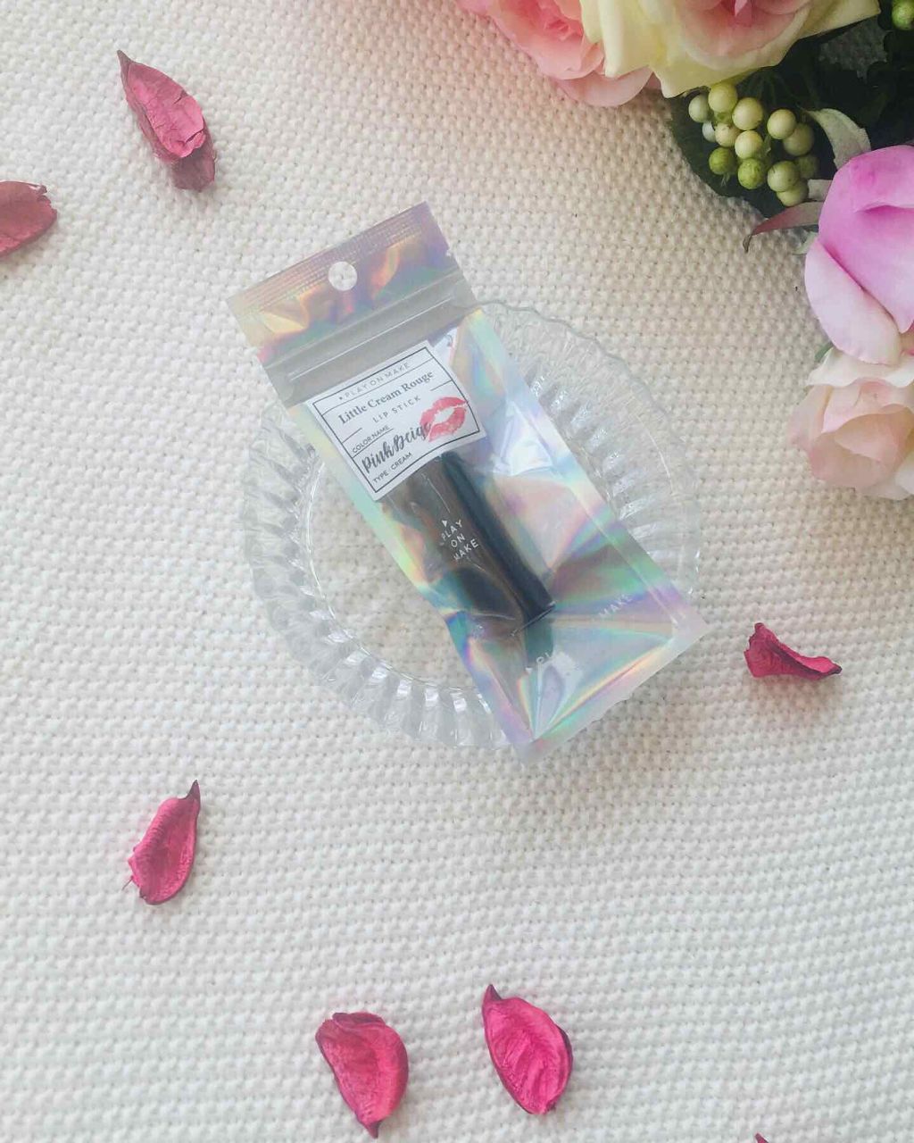 リトルクリームルージュ/play on make/口紅を使ったクチコミ(2枚目)