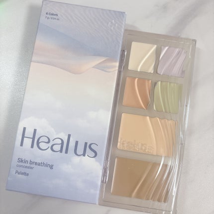 ブリージングコンシーラーパレット/Healus/パレットコンシーラーを使ったクチコミ(2枚目)