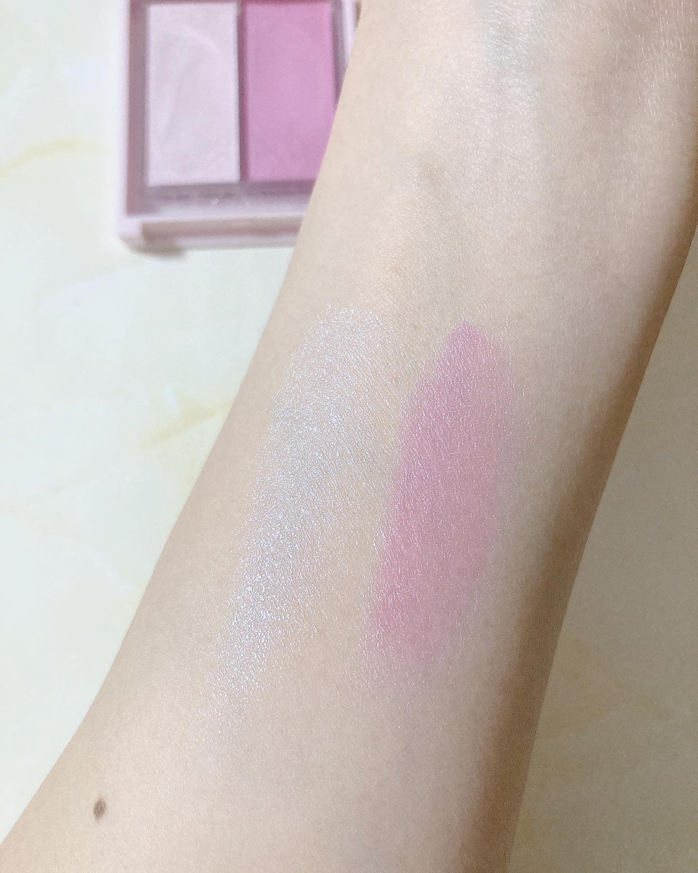 フェイスグロウカラー/CEZANNE/クリームハイライトを使ったクチコミ(4枚目)