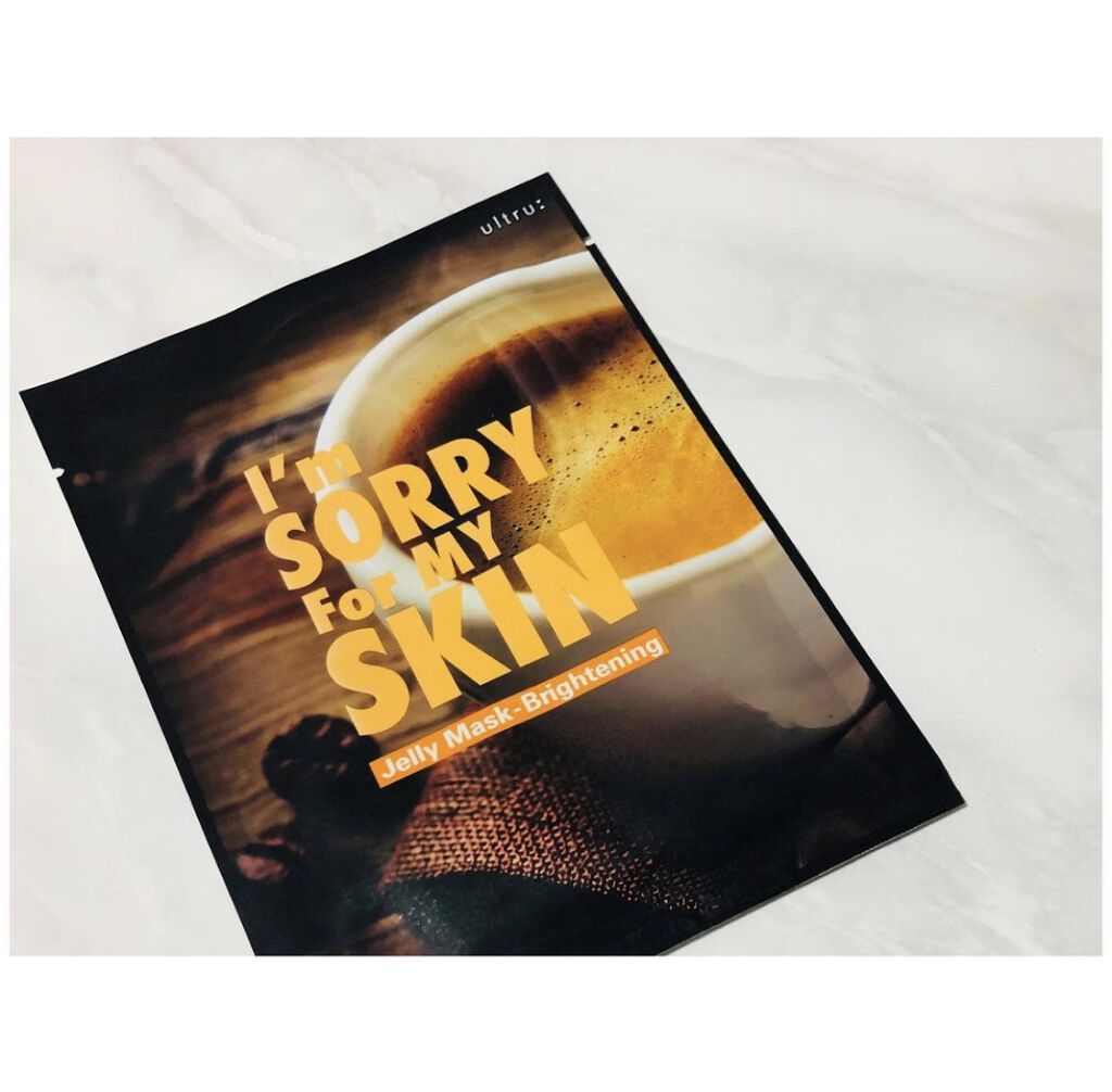 [I'm sorry for my skin] ブライトニング ジェリー マスク/ultru/シートマスク・パックを使ったクチコミ（1枚目）