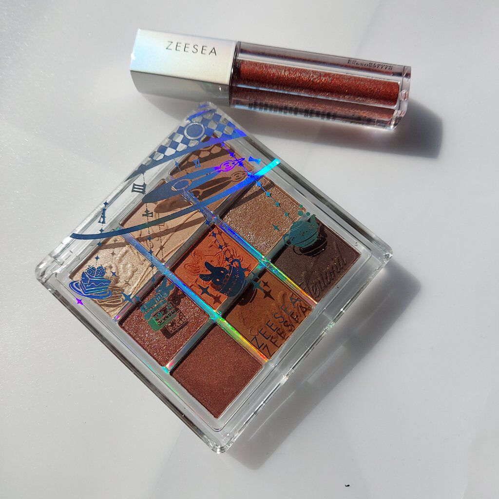 クォーツ 9色アイシャドウパレット(ドリームランドアイシャドウ)/ZEESEA/アイシャドウパレットを使ったクチコミ(6枚目)