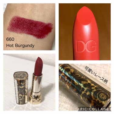 ザ・オンリーワン ルミナスカラー リップスティック/DOLCE&GABBANA BEAUTY/口紅を使ったクチコミ（2枚目）