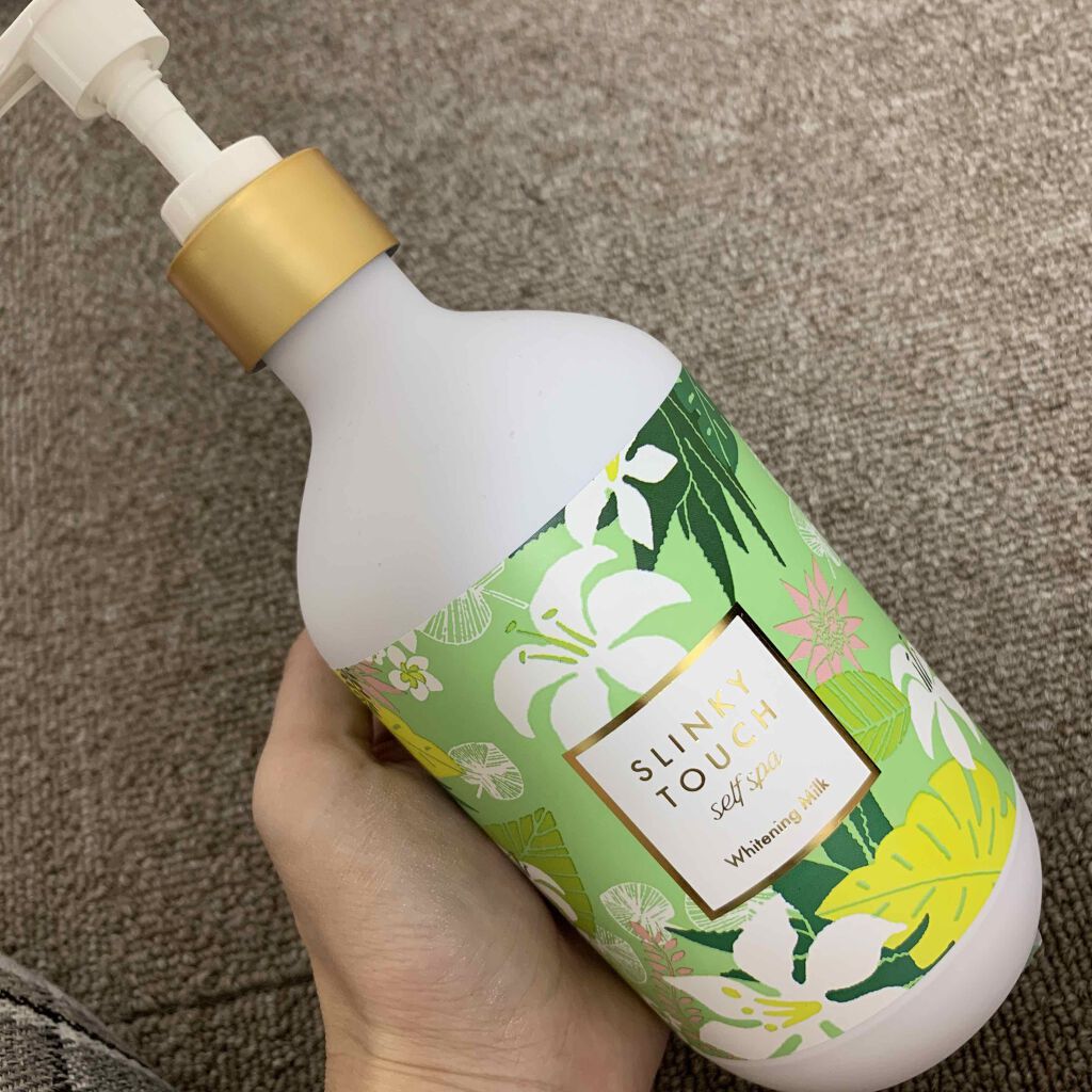 薬用美白ボディミルク/スリンキータッチ セルフスパ/ボディミルクを使ったクチコミ（1枚目）
