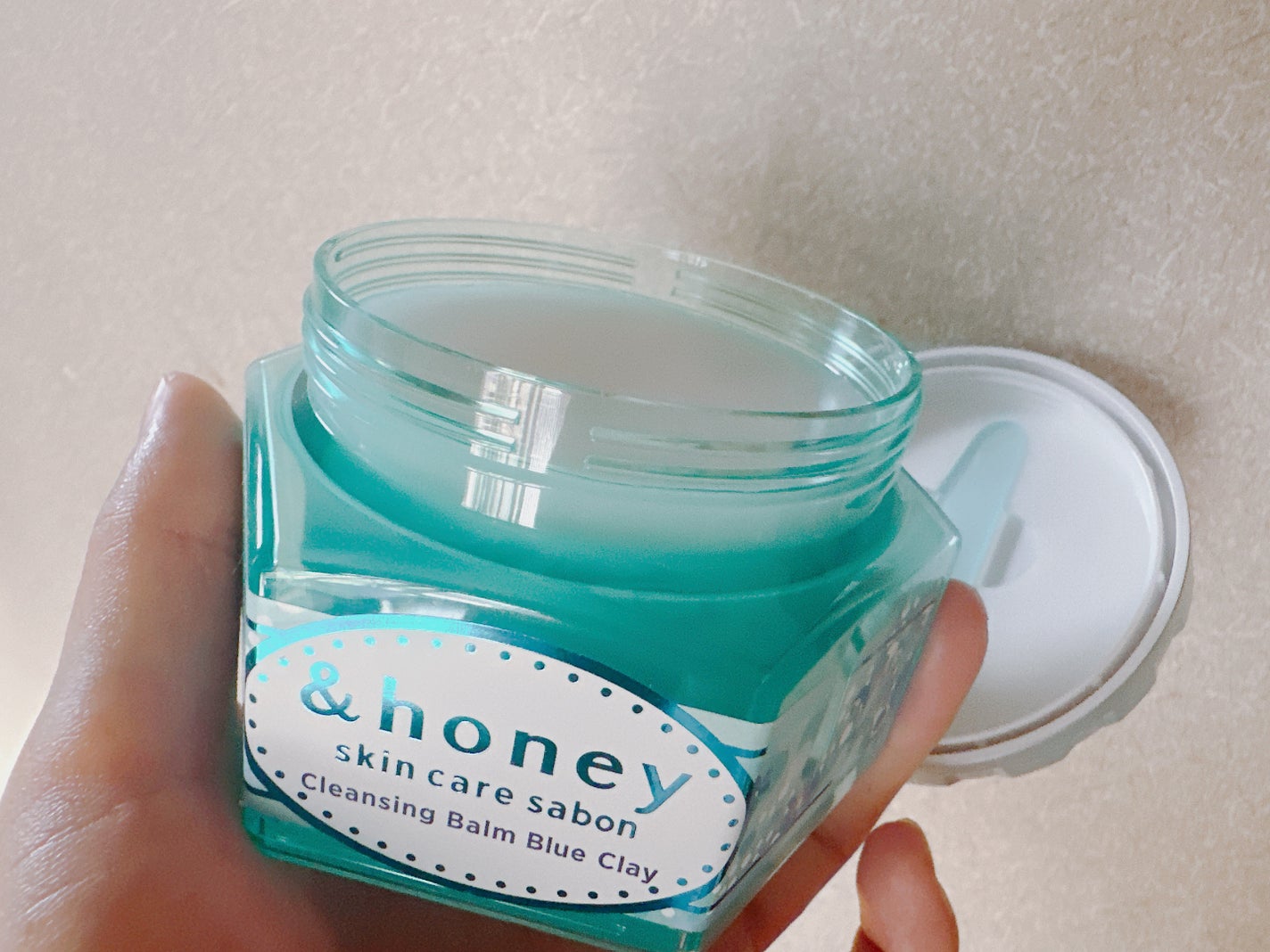 アンドハニー サボン クレンジングバーム ブルークレイ/&honey/クレンジングバームを使ったクチコミ(1枚目)