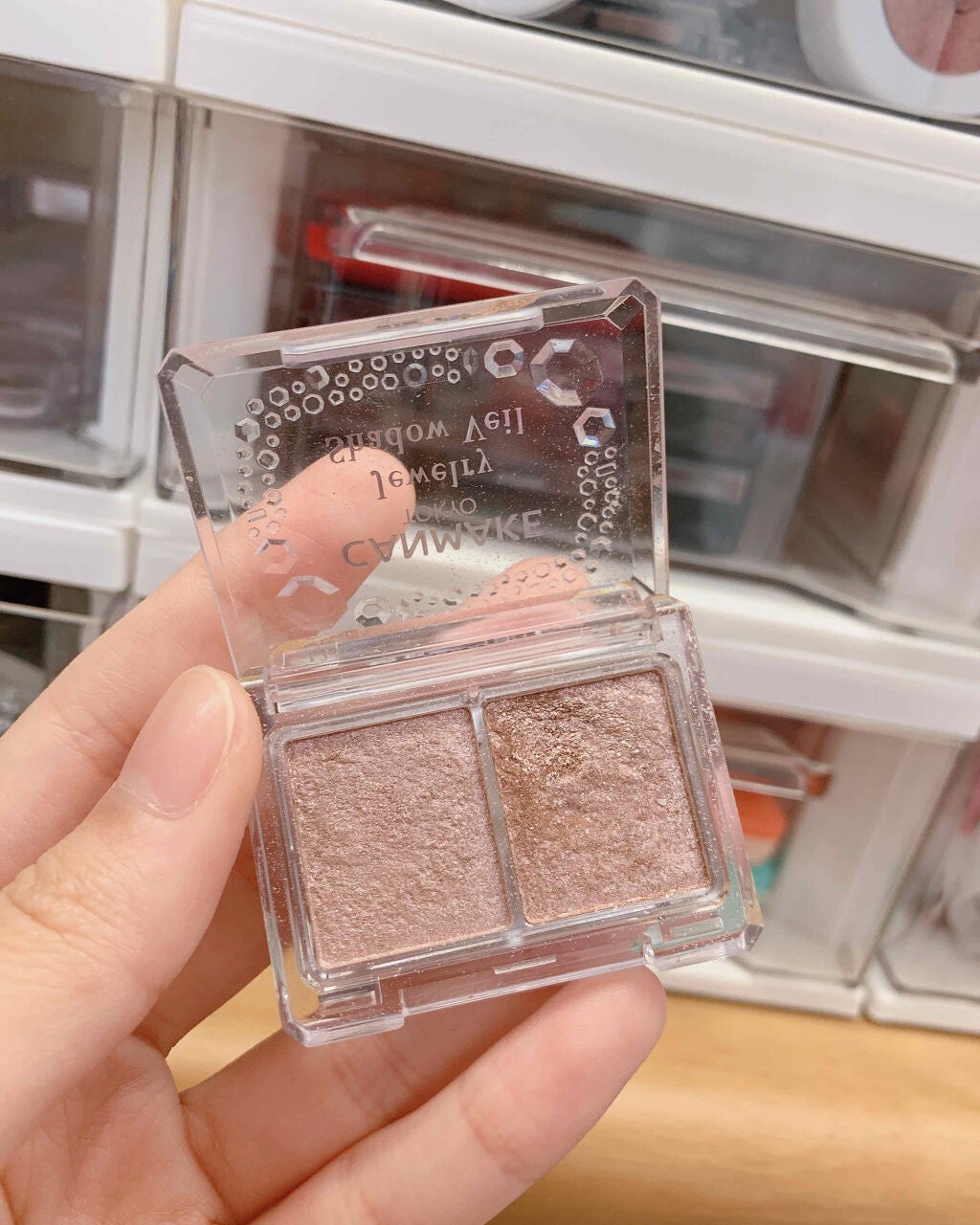 ジュエリーシャドウベール/キャンメイク/アイシャドウパレットを使ったクチコミ(3枚目)