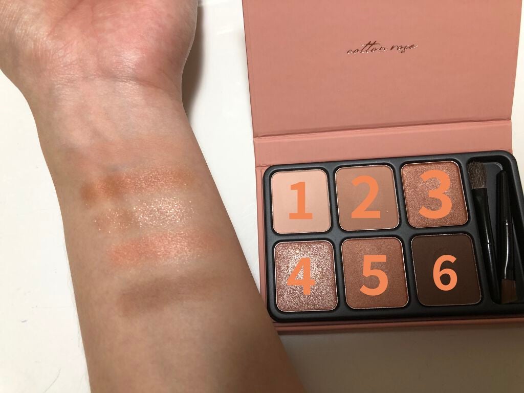 アイカラーパレット/heme/アイシャドウパレットを使ったクチコミ(4枚目)