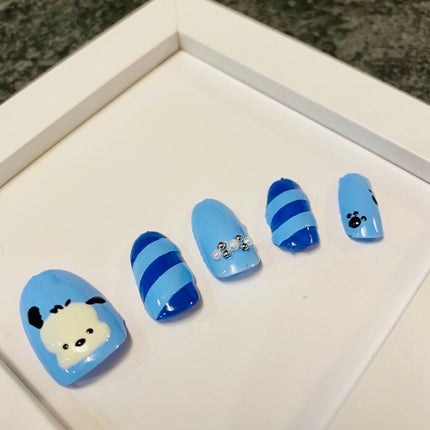 ネイルシール/セリア/ネイルシールを使ったクチコミ(2枚目)