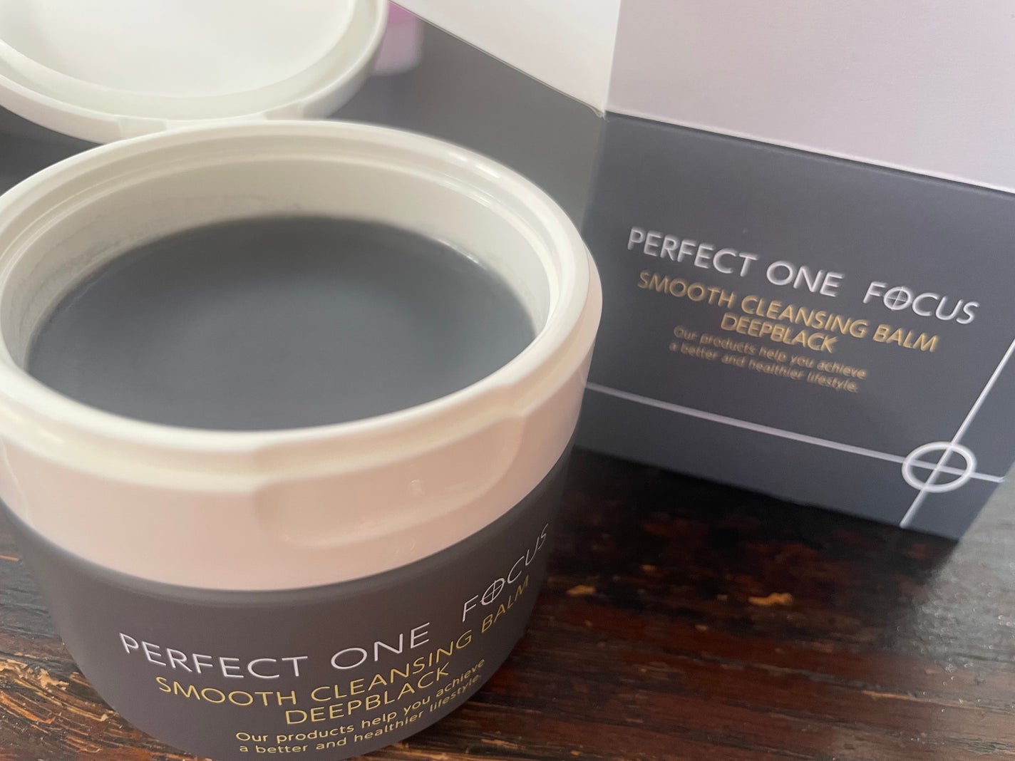 パーフェクトワンフォーカス スムースクレンジングバーム ディープブラック/PERFECT ONE  FOCUS/クレンジングバームを使ったクチコミ(1枚目)