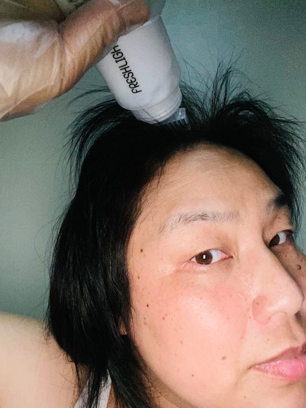 ミルキーヘアカラー/フレッシュライト/ヘアカラーを使ったクチコミ(7枚目)