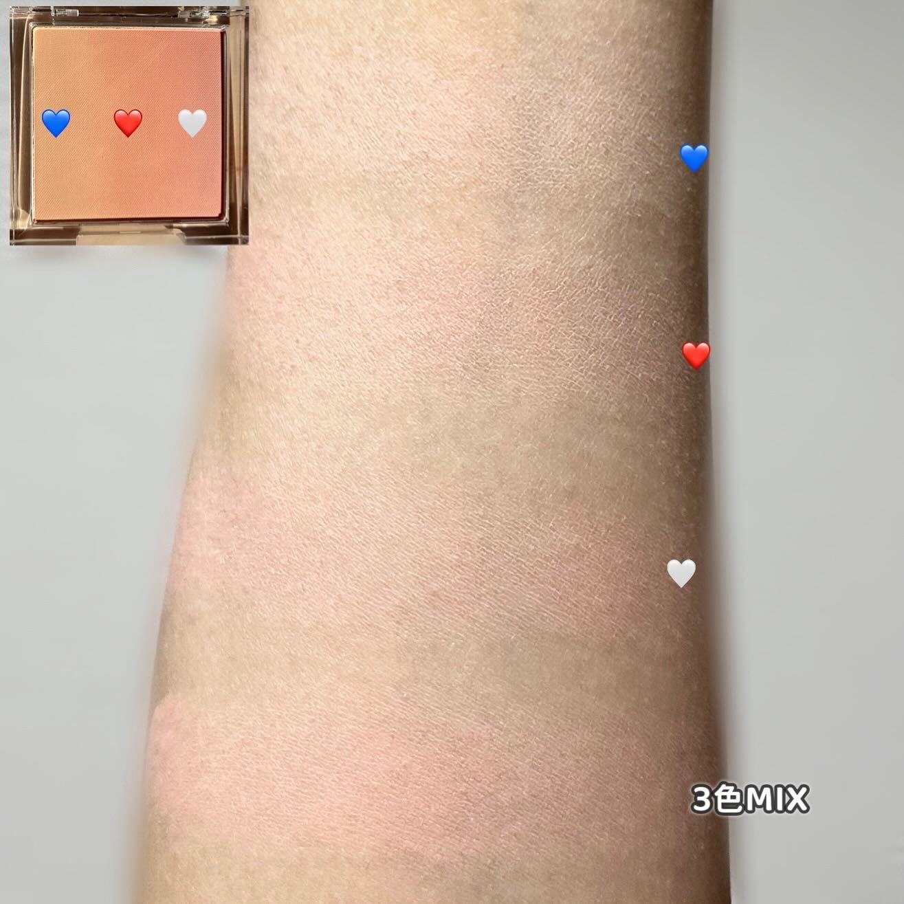 ミックスブラーリングボリュームハイライター/wakemake/パウダーハイライトを使ったクチコミ(5枚目)