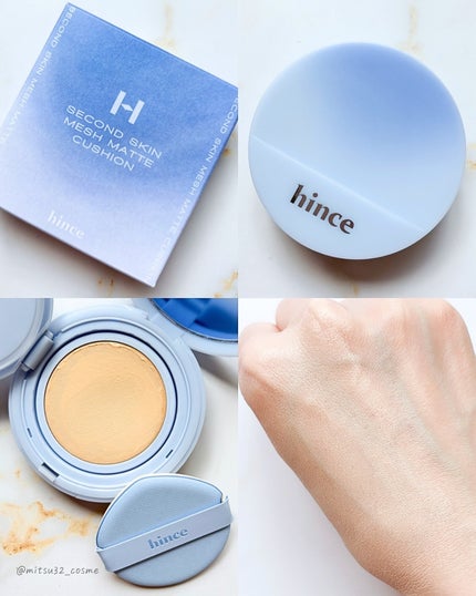 セカンドスキンメッシュマットクッション/hince/クッションファンデーションを使ったクチコミ(7枚目)