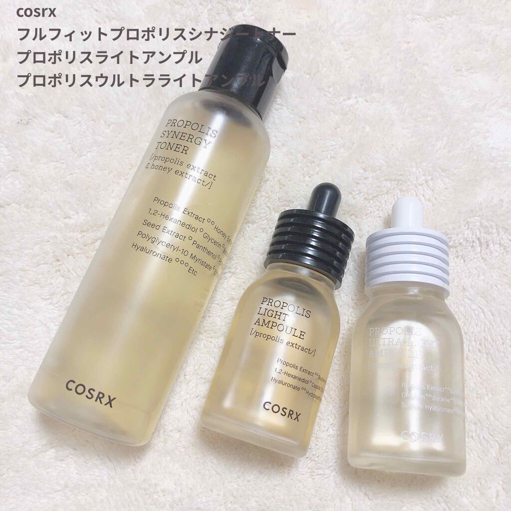 フルフィットプロポリスシナジートナー/COSRX/化粧水を使ったクチコミ(1枚目)