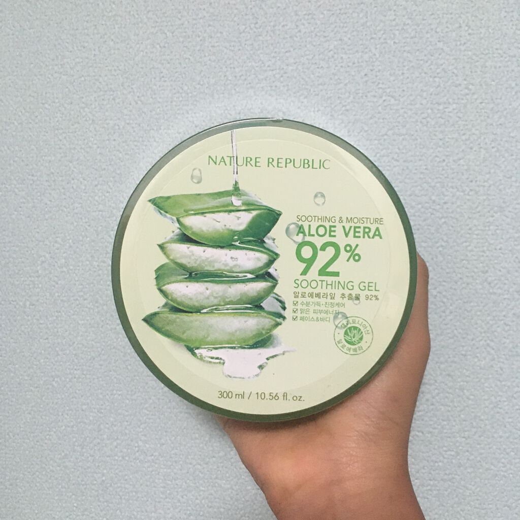 マイルド＆モイスチャーアロエジェル/ネイチャーリパブリック/ボディローションを使ったクチコミ（1枚目）