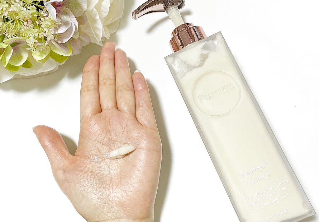 プルント ディープリペア美容液シャンプー／トリートメント/Purunt./市販シャンプーを使ったクチコミ（3枚目）