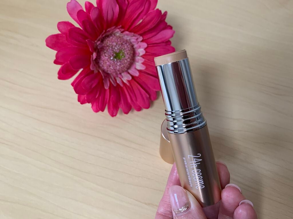 24 ミネラルモイストスティックファンデ/24h cosme/その他ファンデーションを使ったクチコミ(1枚目)