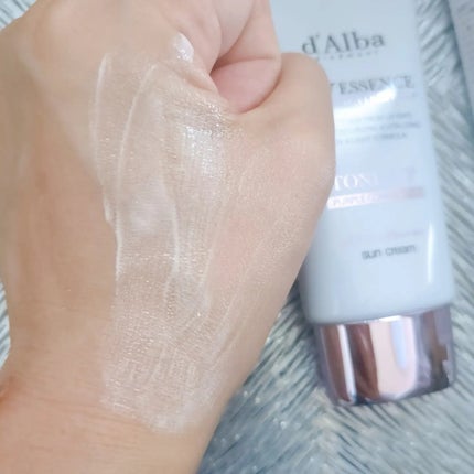 ダルバ ウォータフル トーンアップ サンクリーム(パープル)/ダルバ/日焼け止めクリームを使ったクチコミ(3枚目)