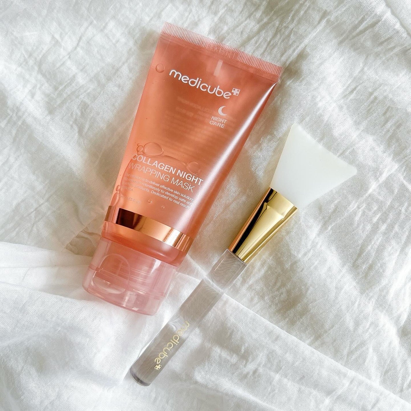 コラーゲンナイトラッピングマスク/MEDICUBE/洗い流すパック・マスクを使ったクチコミ(2枚目)