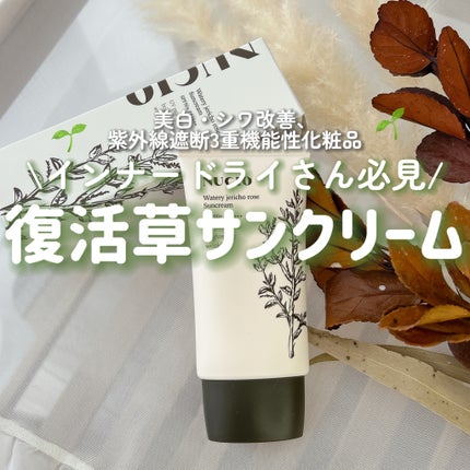 ウォータリー復活草日焼け止め/NUCIO/日焼け止めクリームを使ったクチコミ(1枚目)