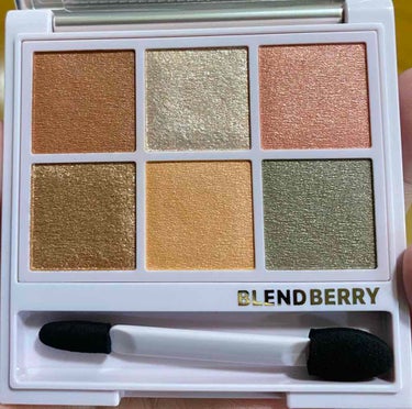 オーラクリエイション 101 グースベリー＆セピアブラウン(限定カラー)/BLEND BERRY/アイシャドウパレットを使ったクチコミ（2枚目）