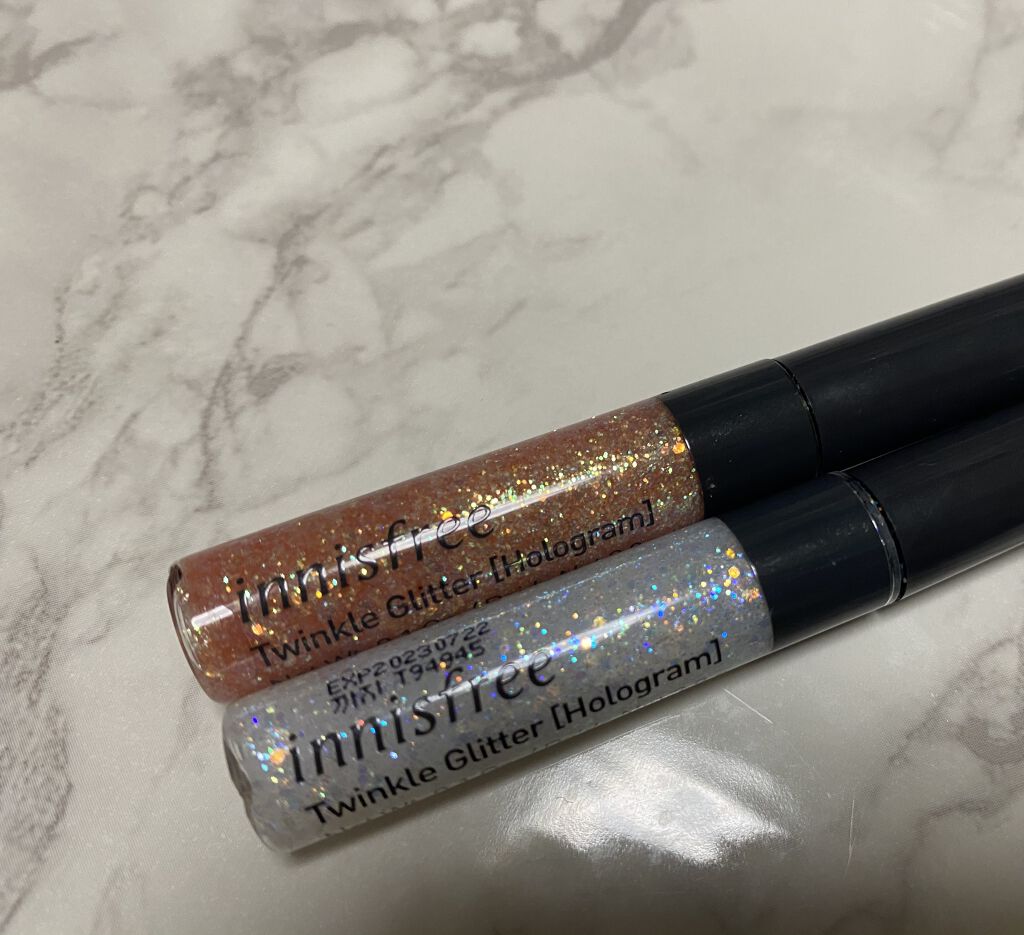 トゥインクル グリッター/innisfree/リキッドアイライナーを使ったクチコミ（1枚目）