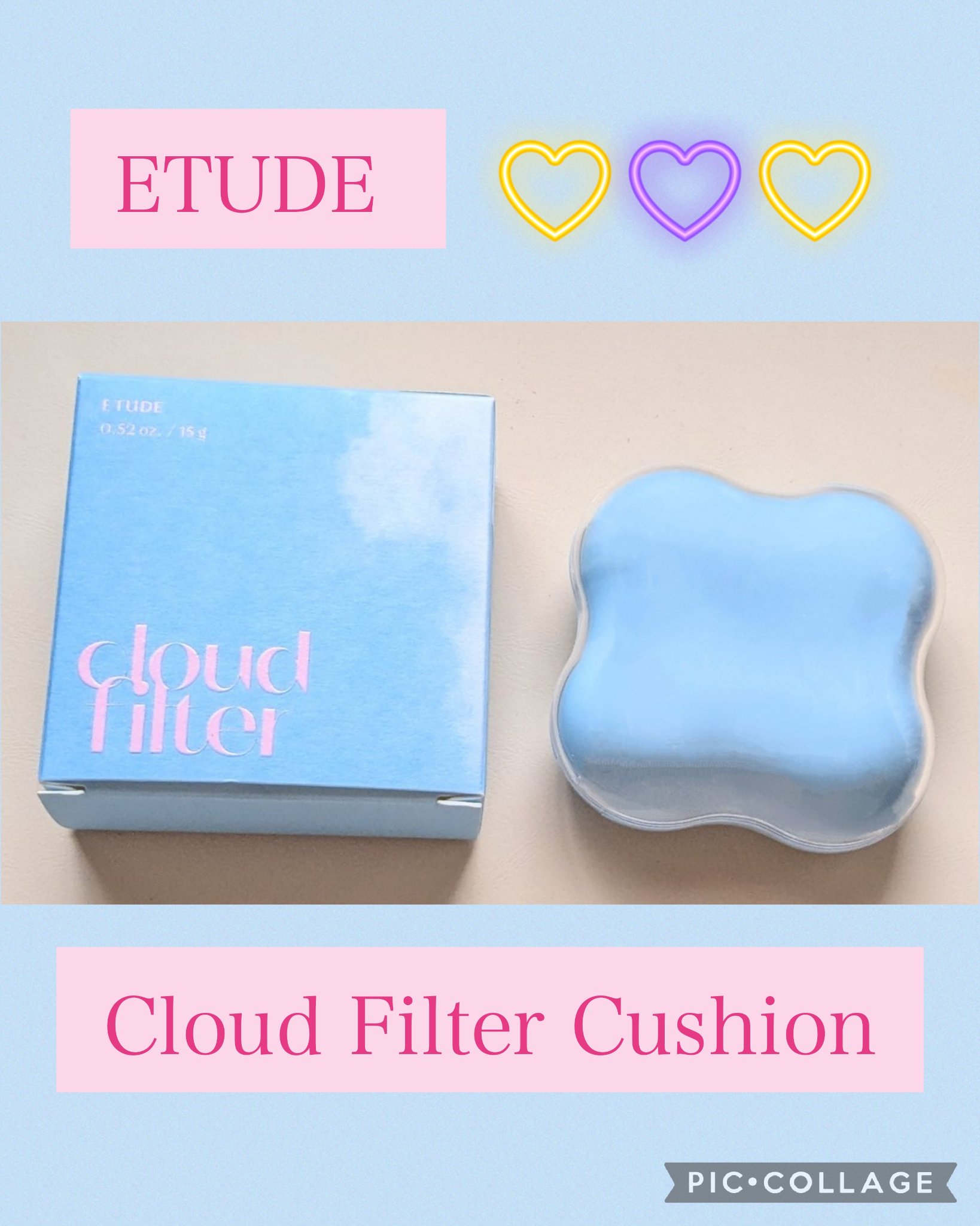 クラウドフィルタークッション/ETUDE/クッションファンデーションを使ったクチコミ（1枚目）