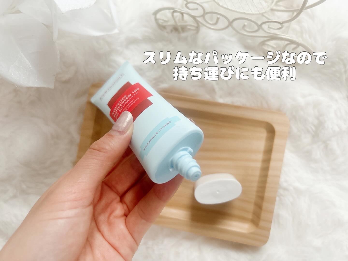 アクアティカサンスクリーン100/Cell Fusion C(セルフュージョンシー)/日焼け止めクリームを使ったクチコミ（3枚目）