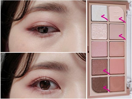 MDショールモーメント アイシャドウパレット/mude/アイシャドウパレットを使ったクチコミ(2枚目)