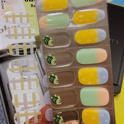 セミキュアジェルネイル(ハンド)/ohora/ネイルシールを使ったクチコミ(5枚目)