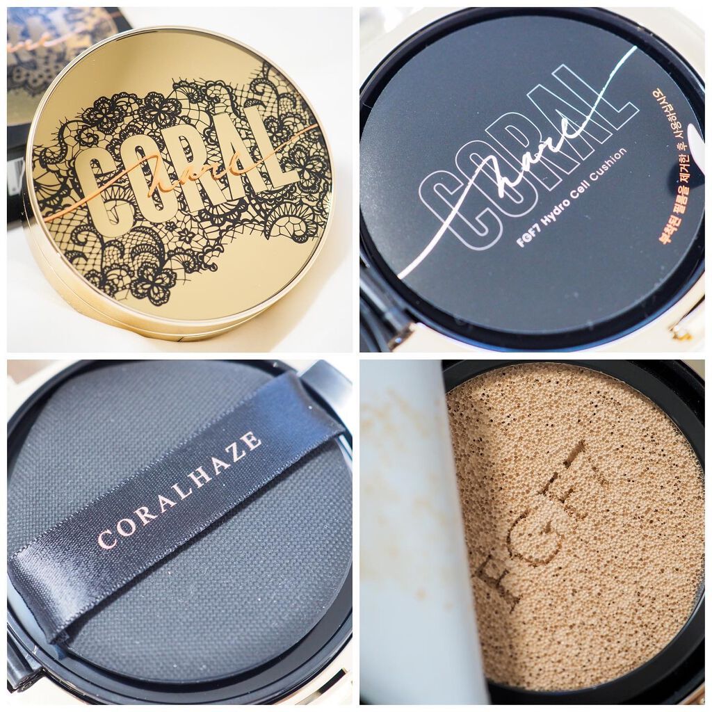 FGF7 ハイドロセルクッション/Coralhaze/クッションファンデーションを使ったクチコミ(2枚目)