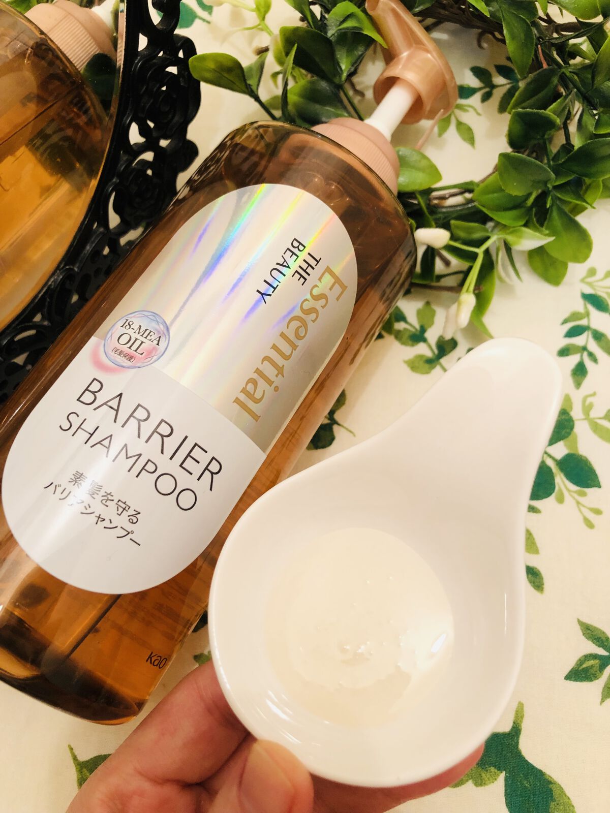 ザビューティ 髪のキメ美容素髪を守る バリアシャンプー/コンディショナー/エッセンシャル/シャンプー・コンディショナーを使ったクチコミ（2枚目）