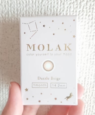 MOLAK 1month ダズルベージュ/MOLAK/１ヶ月（１MONTH）カラコンの画像