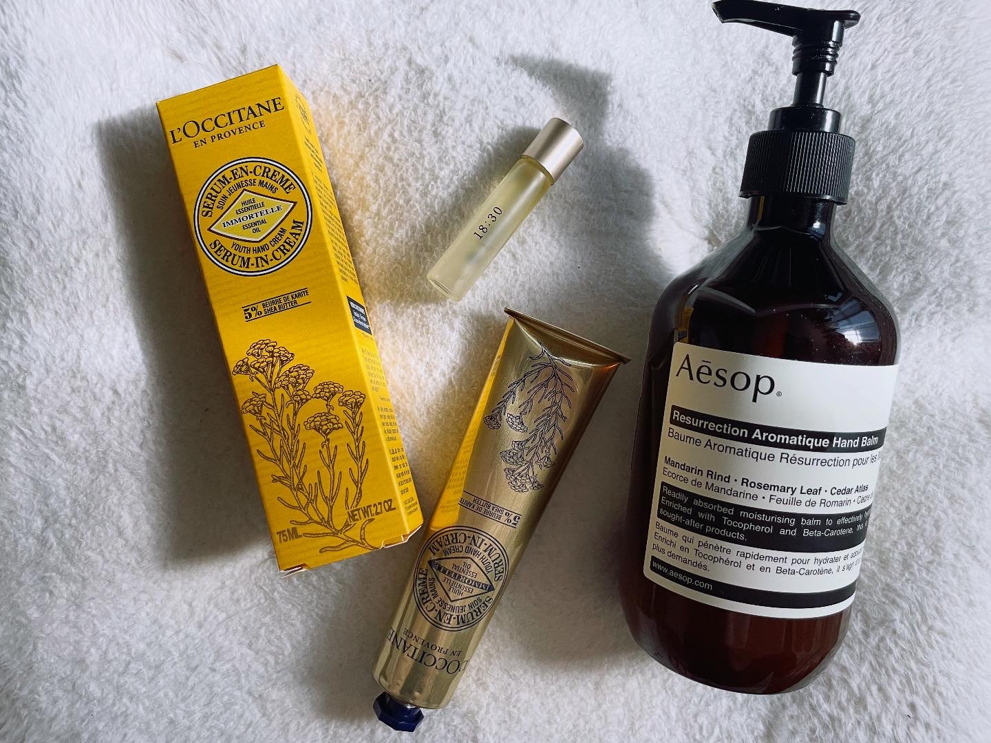 シア イモーテル セラム ハンドクリーム/L'OCCITANE/ハンドクリームを使ったクチコミ（1枚目）