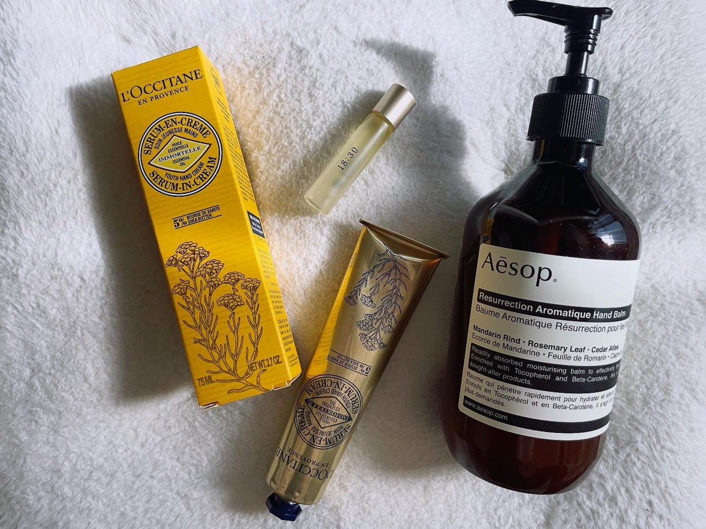 シア イモーテル セラム ハンドクリーム/L'OCCITANE/ハンドクリームを使ったクチコミ(1枚目)