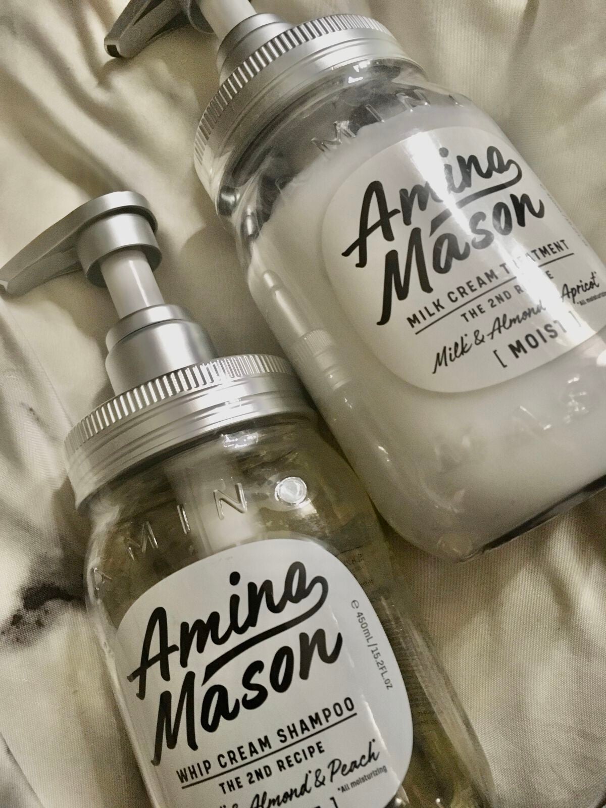 アミノメイソン ディープモイスト ホイップクリーム シャンプー/ミルククリーム ヘアトリートメント/アミノメイソン/市販シャンプーを使ったクチコミ(1枚目)