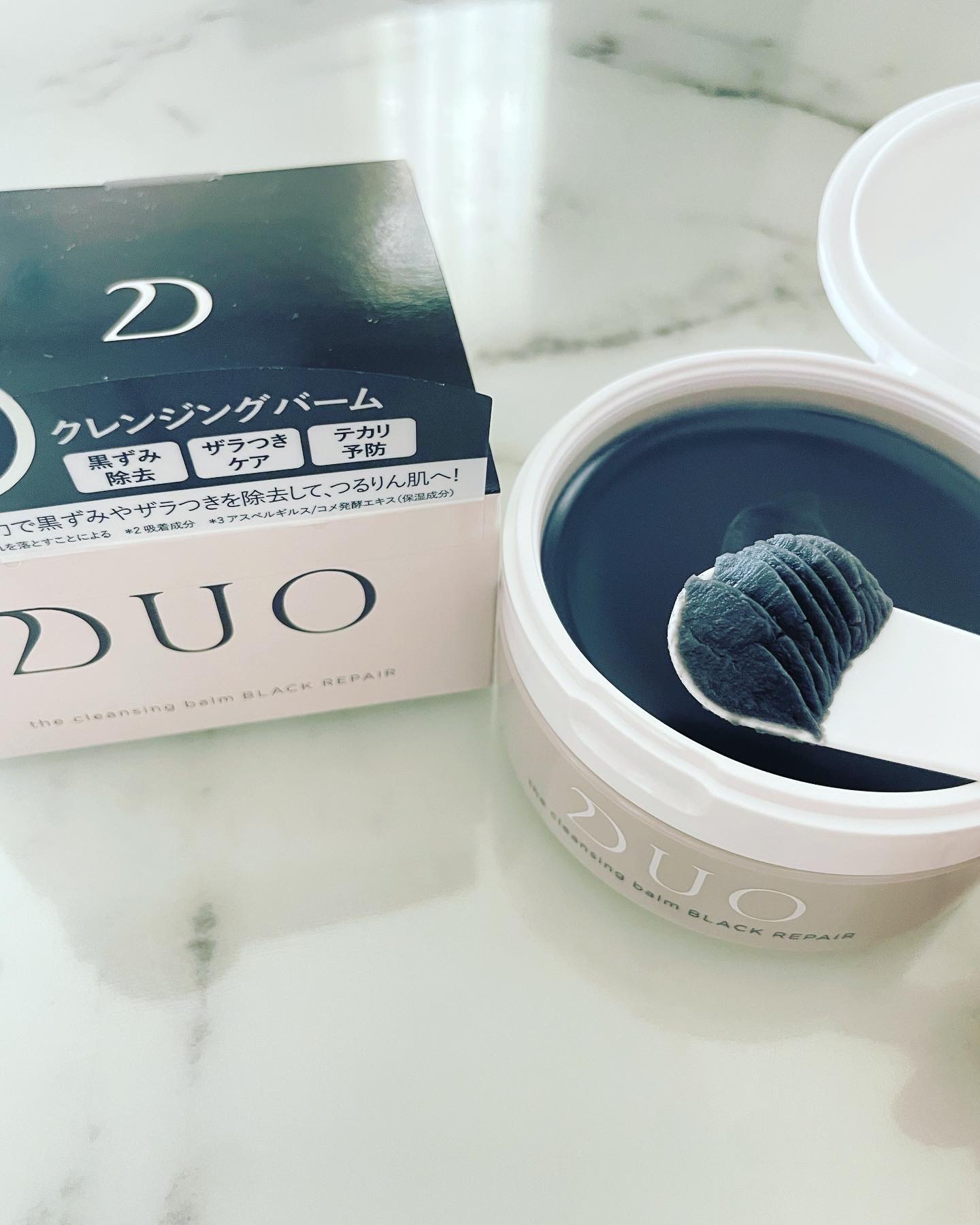 デュオ ザ クレンジングバーム ブラックリペア /DUO/クレンジングバームを使ったクチコミ（2枚目）