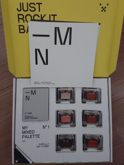 MY MIXED PALETTE 6色カスタムパレット 05 TIGER LILY/MN/マルチパレットを使ったクチコミ(3枚目)