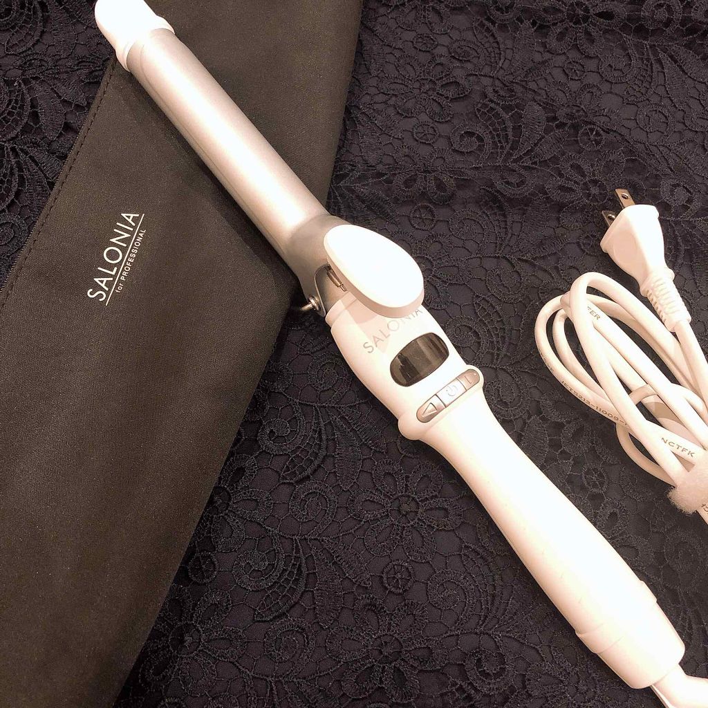セラミックカール ヘアアイロン/SALONIA/カールアイロンを使ったクチコミ（1枚目）
