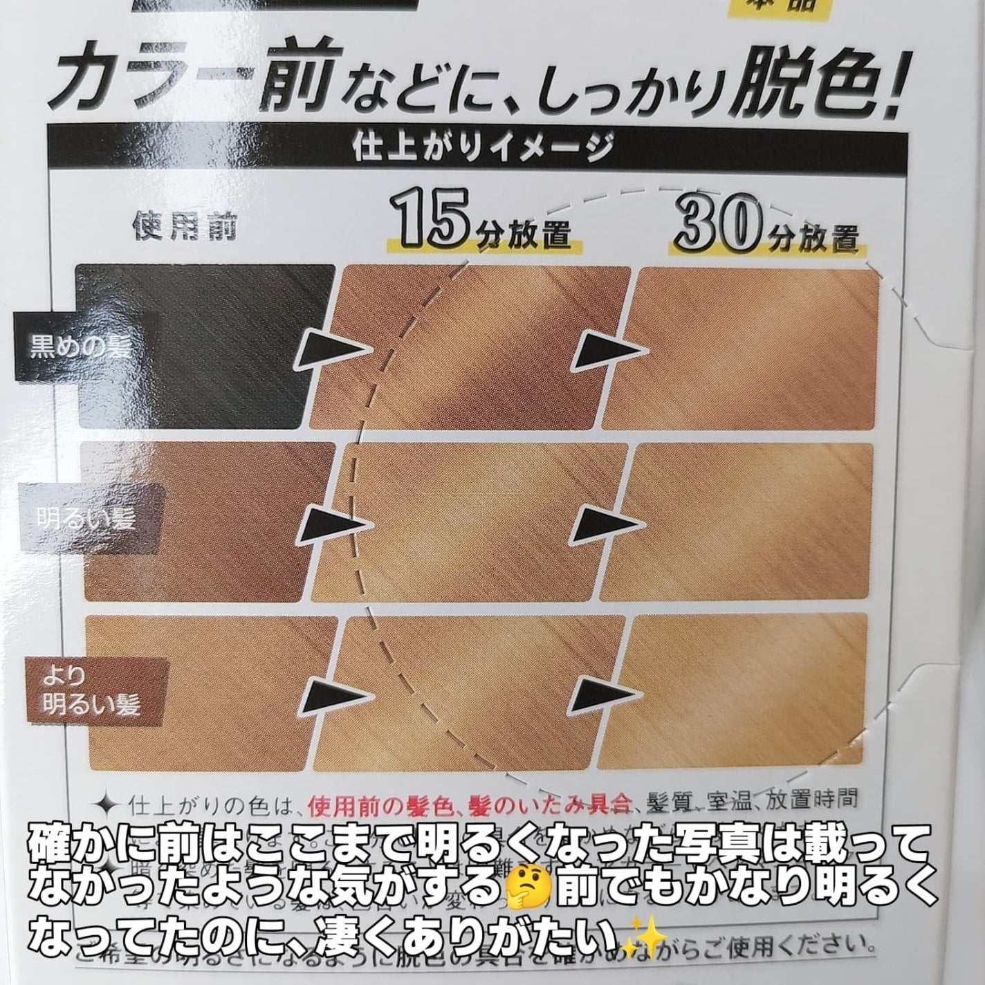 ベースアップブリーチ/ビューティーン/ブリーチ剤を使ったクチコミ(3枚目)