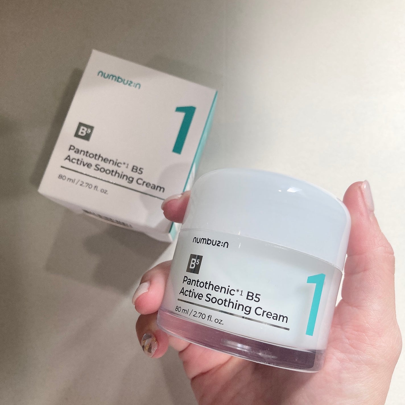 1番 塗るパントテン酸スージングクリーム/numbuzin/フェイスクリームを使ったクチコミ(1枚目)